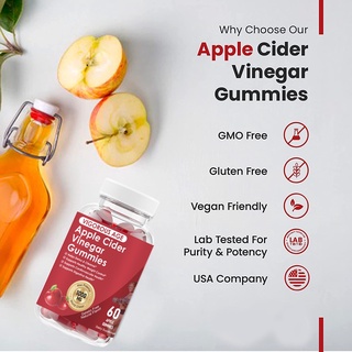 Apple Cider Vinegar Gummies weight control Goli organic, vegan, gluten-free, non-GMO Well Being (3)