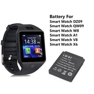 Smile Smart Watch Battery (DZ09/V8/A1) 3.7V