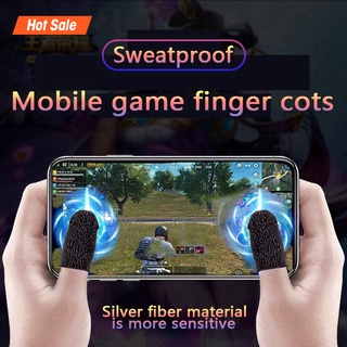 SWEATPROOF MOBILE GAME FINGER COTS 1PAIR=2PCS Finger Sleeve Breathable phone Game Finger Sleeve