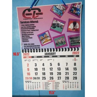 customized calendar for 2022