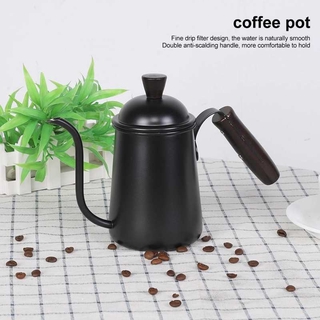 【Ready Stock】Quality Household 304 Food-grade Stainless Steel Coffee Pot Drip Kettle Hand Maker 650ml