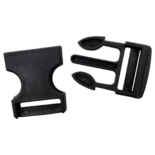 Side Release for Webbing Plastic Webbing Straps Side Quick Release Buckle Black 100 Pieces Per Pack