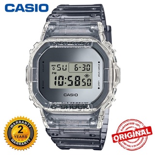 Casio G-Shock DW5600 Gray transparent Wrist Watch Men Women Electronic Sport Watches - WATERPROOF