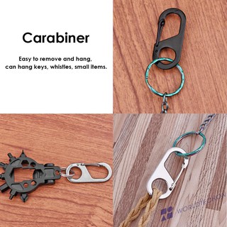 Carabiner Key Chain Ring Outdoor Climb Hanger Buckle Snap Hook Clip (9)
