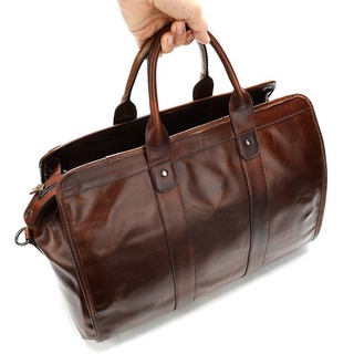 Brand Fashion Large Weekend Duffel Bag Big Genuine Leather Business Men's Travel Bag Popular Design