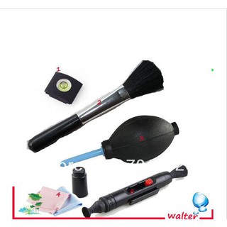 5 In 1 Camera Cleaning Kit Hot Shoe Spirit Lens Pen Air Blowing Cloth