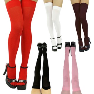 Opaque Tigh Stockings Tights in black, beige,navy,gray (1)