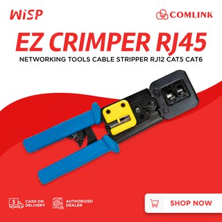 EZ RJ45 EZcrimper Networking Tools Cable Stripper RJ12 CAT5 CAT6 Pressing Clamp EZ Crimper