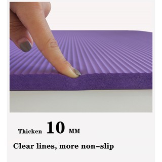 10mm Extra Thick high density antitar exercise Yoga Mat exercise mat (5)
