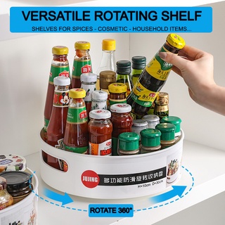 Versatile rotating shelf multifunctional non-slip rotating storage Kitchen Spice Rack Amazing Land
