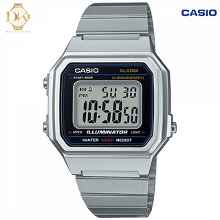 Casio Watch for Women B650WD-1A Silver Stainless Steel Strap 50m Digital