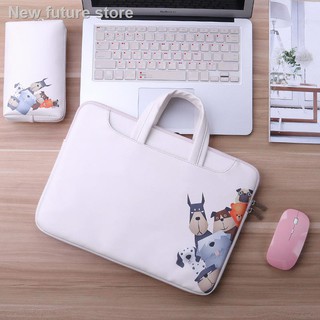 Laptop bag✾The handbag is suitable for Lenovo Apple Dell ASUS 12 Huawei 14 notebook 15.6 liner men and women 13.3 inch Xiaomi air computer bag 12 Xiaoxin air13pro tide 7000 Microsoft HP