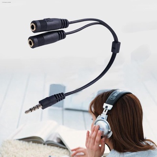 usb hdmivga hdmi✕☸❉3.5mm Jack Plug Audio Splitter Extension Audio Cable 1 Male to 2 Female Mic split (2)