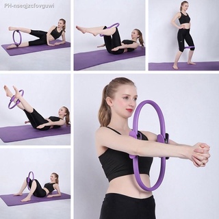 ◊◐❃Pilates Ring Circle Resistance Exercise Workout Fitness GYM Yoga Ring Dual Band with Non-slip Gri