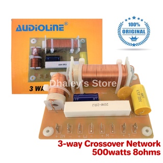 Audioline 3-way 500watts Dividing Network CR3-500W 8ohms 500watts 3-way Crossover