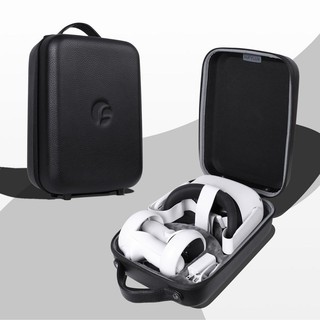 Protable Storage Box For Oculus Quest 2 Controller Leather Travel Carrying Case For Oculus Quest 2