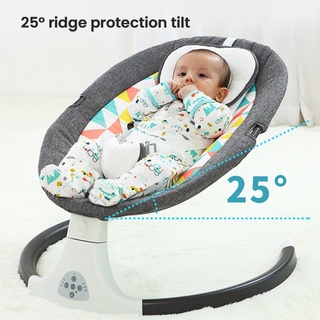 babies◊◎㍿<FRB>Baby Shining Smart Electric Baby Cradle Crib Rocking Chair Bouncer Newborn Calm