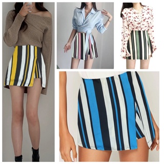 RTW New Arrival Stripes (Skirt+Short) For Women Sexy Style JB97 (3)