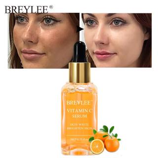 BREYLEE Natural Vitamin C Serum Face Skin Care Fade Dark Spots Anti-Aging Whitening Serum Skin Care
