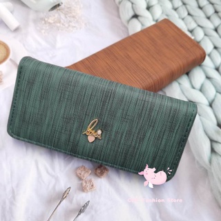 Ladies wallet BEST-SELLING Korean design 2folds Tea Grain fashion ladies long wallet
