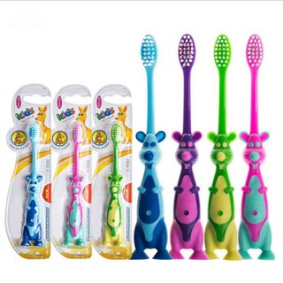 Kids Cartoon Animal Shape Soft Toothbrush