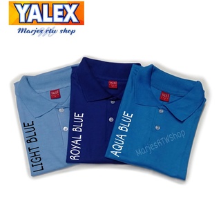Yalex Polo Shirt (On-hand) Lt blue,Royal blue,Aqua blue