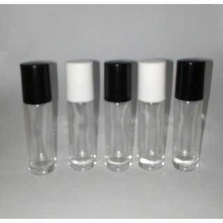 24 pcs of 4ML Clear Glass Roller with plastic cap