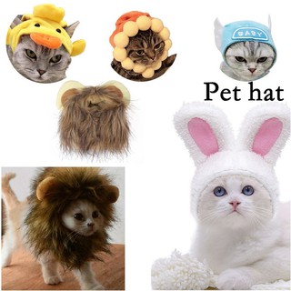 Funny Cute Dog Cat Headwear Pet Headdress Birthday Party Costume Cats Cap Hat Pet Accessories