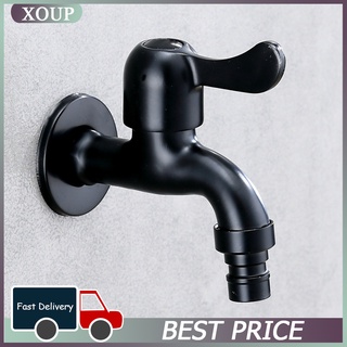 New bathroom Stainless steel 304 black single cold washing machine special faucet Bathroom Faucet