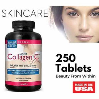 NeoCell Super Collagen Type 1 and 3 plus C 250 Tablets (1)