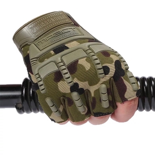 Army Military Tactical Combat Bicycle Half Finger Gloves