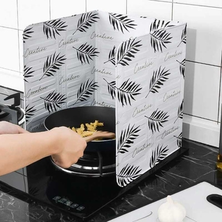 ‿ Kitchen Wall Stove Protector Anti Oil Splash - Screen Guard Wall Sticker Aluminum Foil