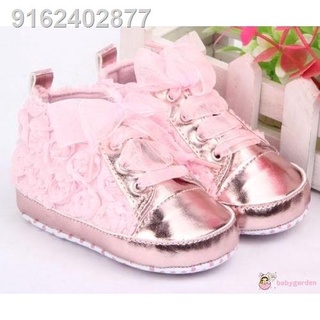 AGE-Baby Kid Girl Toddler Non-slip Soft Sole Crib Sneaker