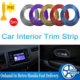 【In Stock】5M Moulding Trim Protection Strip Rubber Seal Door Edge Guards Trim Rubber Car Interior