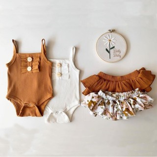 New Arrival Summer Newborn Baby Girls Clothing Skirt + Dress Toddler Kids Sleeveless clothes set