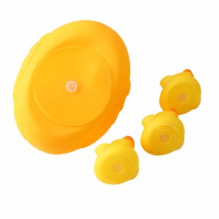 Rubber Race Squeaky Ducks Classic Baby Bath Toys (3)