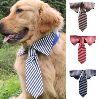 Adjustable Stripes Dog Tie for Medium Big Dog Large Dog Neckties Fashion Dog Accessories Puppy Grooming Bow Ties