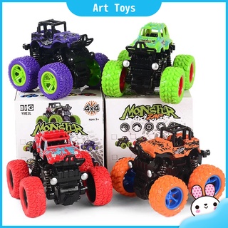 Monster Truck Inertia SUV Friction Power Vehicles Toy Cars