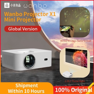 Xiaomi Projector 4K Global Wanbo Mini Projector X1 Not Wanbo T2 Max Video Projector Protable Lcd fo