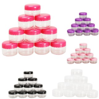 10Pcs Mini Cosmetic Empty Jar Pot Makeup Cream Container (2)