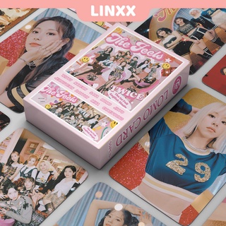 LINXX 55 Pcs TWICE Album Lomo Card Kpop Photocard Postcard THE FEELS Series