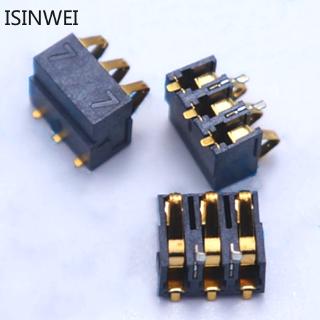 10pcs 77 Battery Holder 3P Shrapnel Battery Connector Mobile Phone Battery Contact Piece Height 7.7