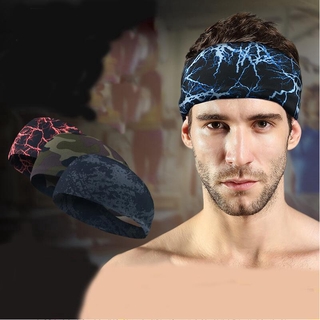 Men fitness Sports sweatband basketball Headband GYM Breathable jogging sweaty fast dry headband
