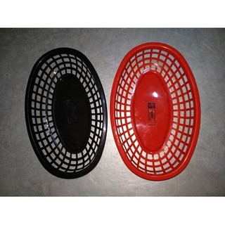 Small Plastic Food Basket Tray (by 12 pieces)