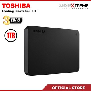 Toshiba Canvio Basics (New) 1TB USB 3.2 Gen 1 Portable External Hard Drive (Black) (1)