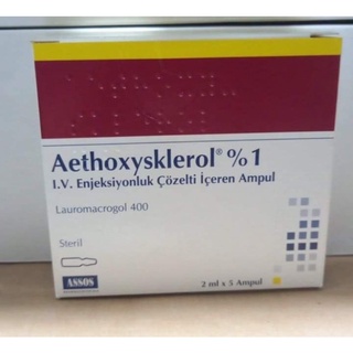 Aethoxysklerol for Sclerotherapy PER AMPULE