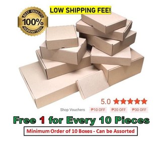 kraft box⊕✤☁PACKAGING♛(5⭐Rating)10+1 Mailer Box Packaging Carton Small Kraft Corrugated Paper D