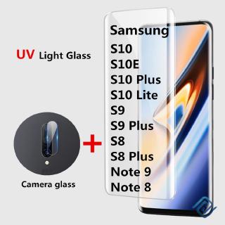 Samsung Galaxy S10 S10E S9 S8 Plus Lite Tala 8 9 UV Screen Protectors Lens Glass