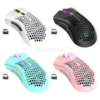 [DOLITY1] Rechargeable Wireless Mice RGB LED Backlit 1600DPI Gaming Mouse for Laptop PC (1)