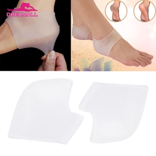 foot cushion❖ﺴ✶#Hot#A Pair of Silicone Foot Heel Protector Anti-Cracking Cushion Pad Foot Care